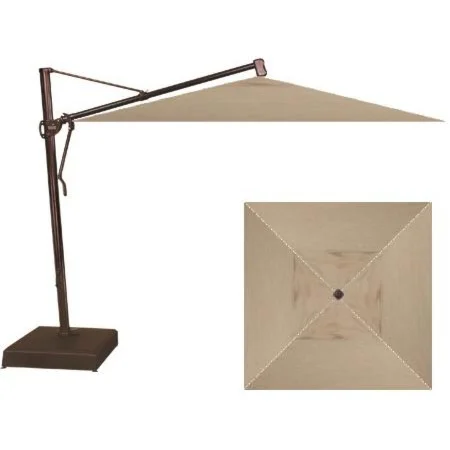 10" Square Cantilever Umbrella w/ Base